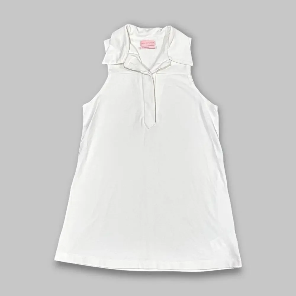Urban Outfitters White Sleeveless Polo Collared Top/ Dress – Women’s Size Small